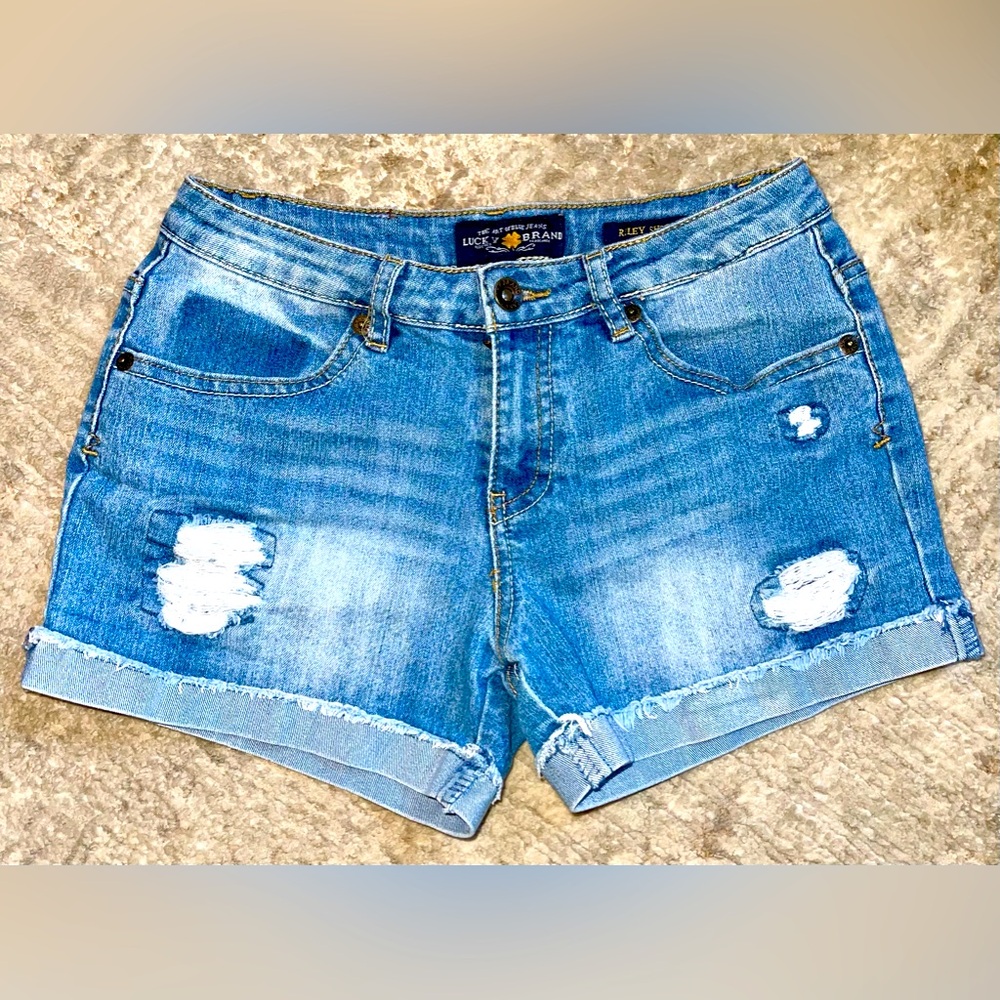 3/$15 EUC 𝐋𝐮𝐜𝐤𝐲 𝐁𝐫𝐚𝐧𝐝 girls 𝑅𝑖𝑙𝑒𝑦 shorts